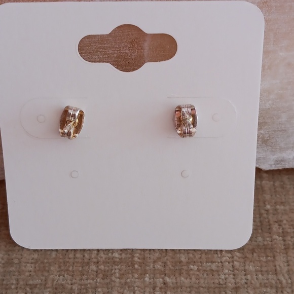 925 Gold Topaz Earrings - Picture 8 of 9